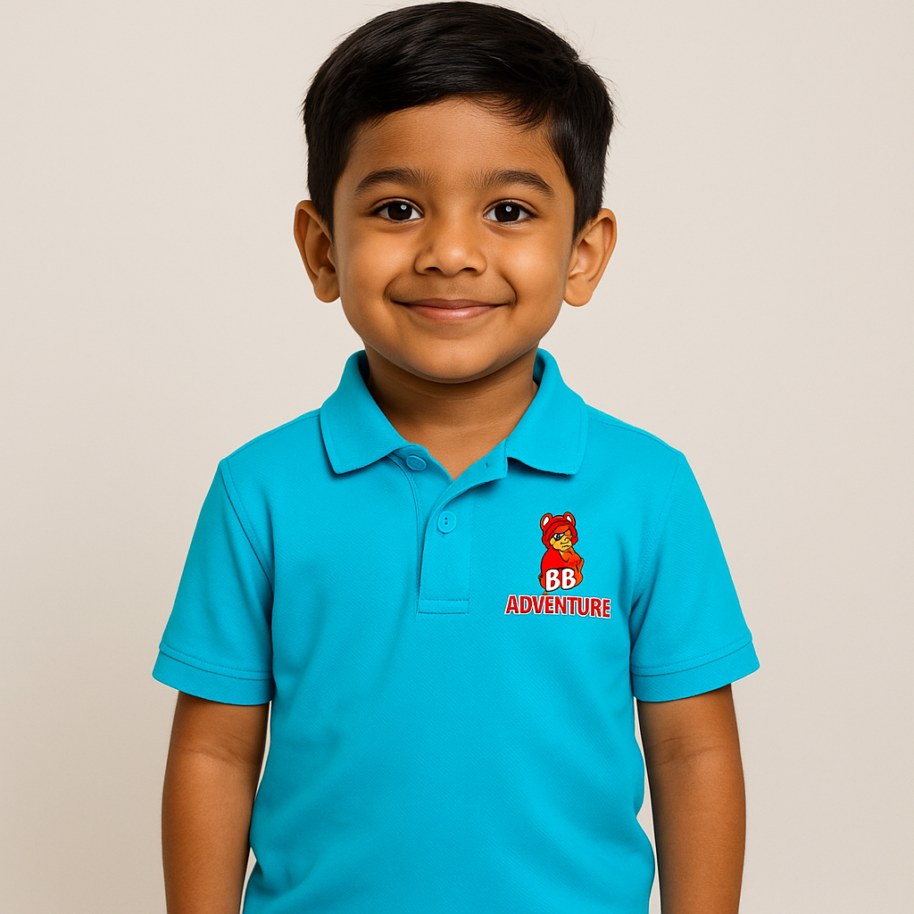 Half-Sleeve Short Length Collar Neck, Plane T-Shirt with Bright Color