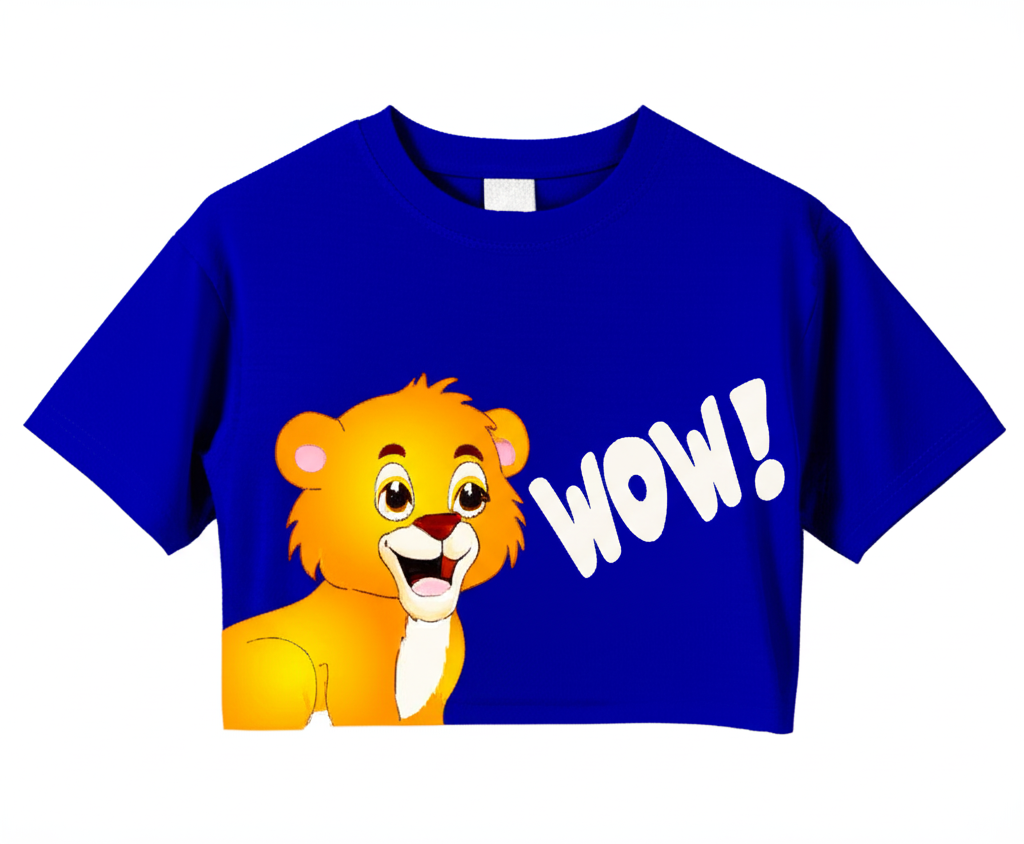 Girls' CropTop - Half-Sleeve Short Length