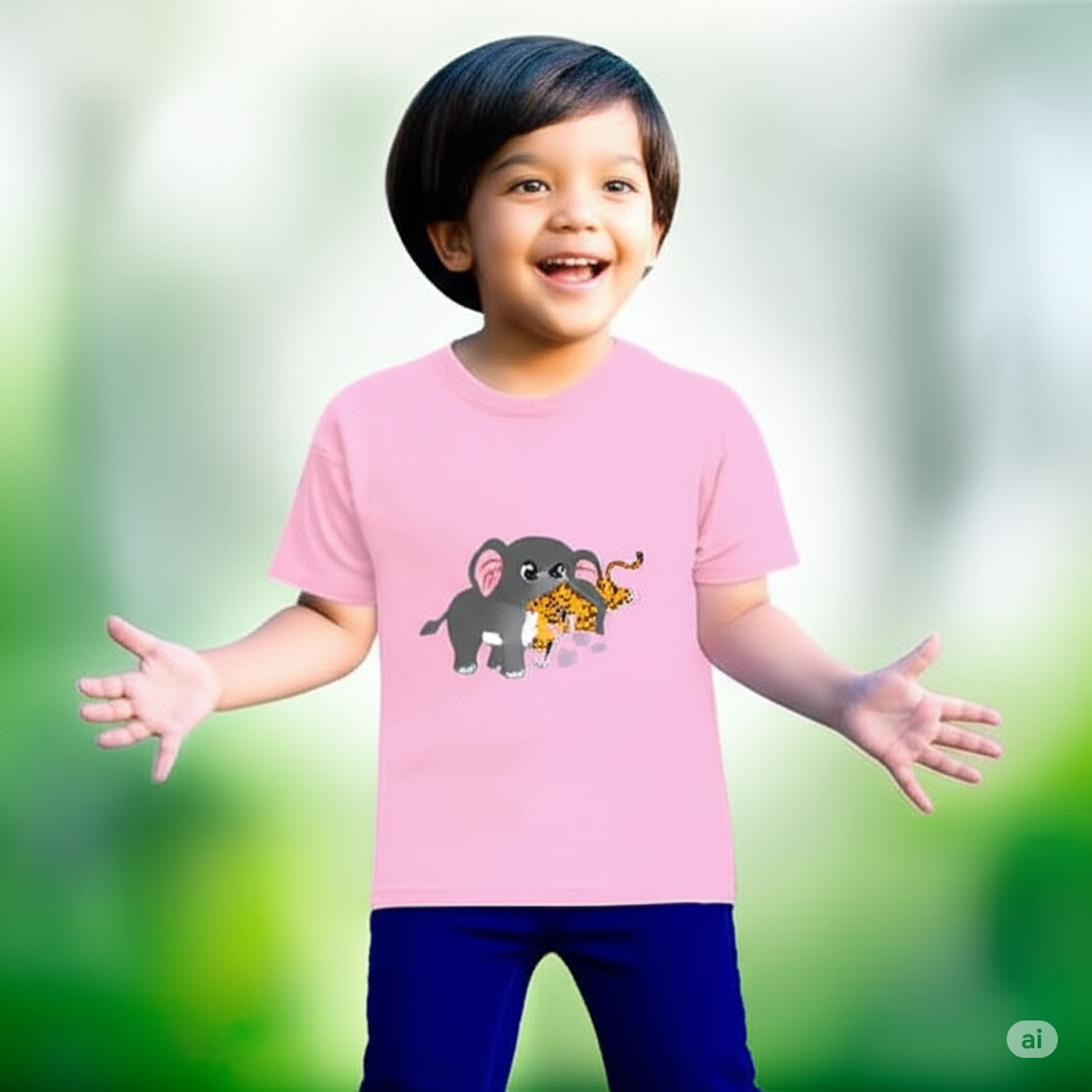 Longline Slim Fit Kids T-Shirt